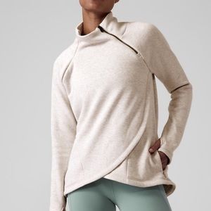 Athleta Cozy Karma Asym Pullover